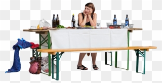 Hd A Was Not Taking A Smoke Break At C"s Graduation - People Sitting Table Png Clipart