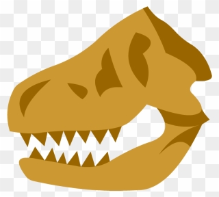 Cartoon Dino Fossil Png Clipart