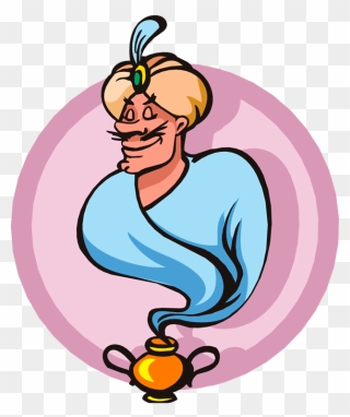 Genie In Bottle Clipart