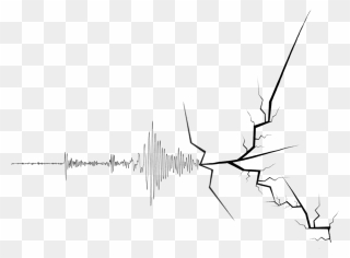 Transparent Earthquake Clipart - Seismic Waves Png