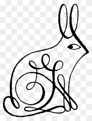 Esdgamps Little Bunny - Drawing Clipart