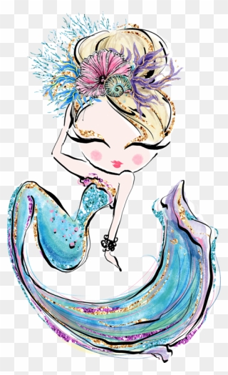 Adeline Mermaid Clipart