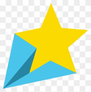 Gold Star Png Image - Blue And Yellow Star Clipart