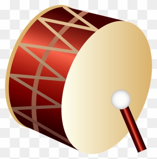 Bass Drum Musical Instrument Clipart - 音 イラスト フリー - Png Download