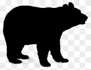 Polar Bear Brown Bear American Black Bear Vector Graphics - Black Bear Vector Png Clipart