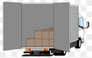 Back Of Delivery Truck Clipart