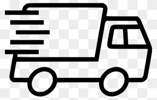 Express Truck Delivery - Delivery Truck Icon Png Clipart