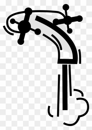 Transparent Clipart Faucet With Running Water - Png Water Tap Running