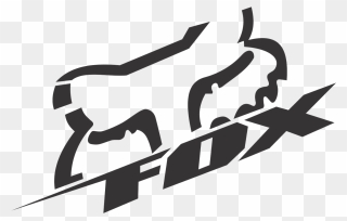 Fox Racing Logo Motocross Decal - Logo Fox Racing Png Clipart