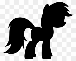Resultado De Imagen Para Silhouette Vect Pony - Rainbow Dash Silhouette Clipart