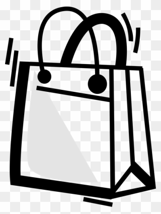 Transparent Bag Vector Png - Supermarket Bag Logo Png Clipart