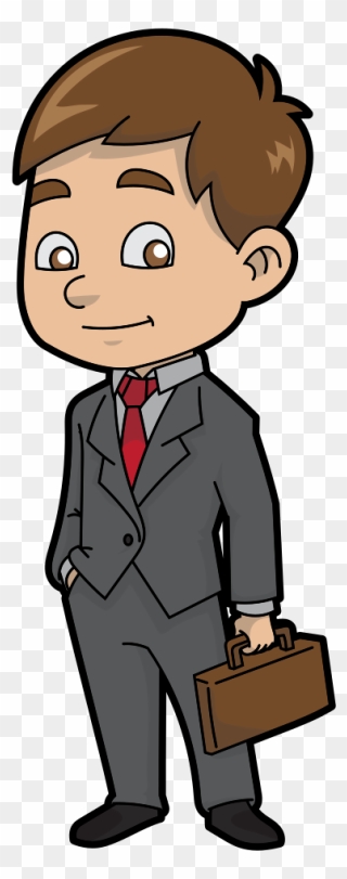 Cartoon Picture Of A Businessman Clipart