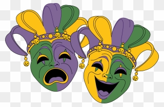 Mardi Theatre Gras Mask Vector Graphics Clipart - Mardi Gras Mask Png Transparent Png