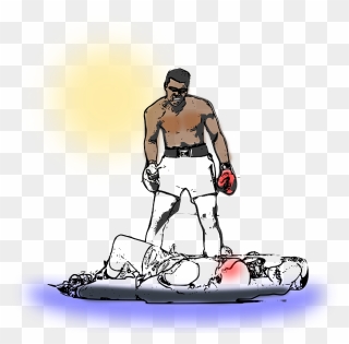 Boxer, Man, Knockout, Ko, Boxing, Winner, Looser - Boxing Knock Out Images Clip Art - Png Download