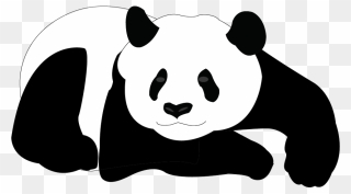 Giant Panda Bear Clip Art - Panda Bear Vector - Png Download