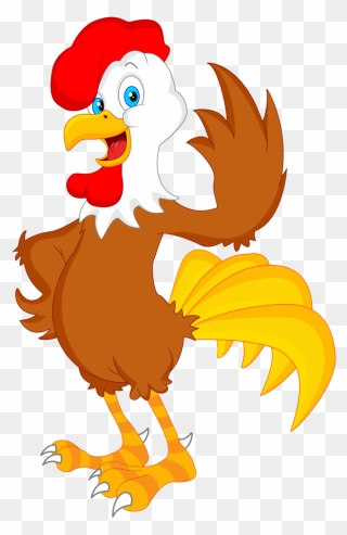 Clipart Chicken Boxing - Cartoon Royalty Free Png Rooster Transparent Png