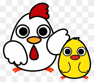 Chicken Chick Bird Clipart - Anak Ayam Kartun Lucu - Png Download