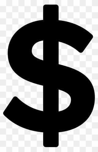 Transparent White Dollar Sign Png - Cross Clipart