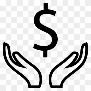 Dollar Sign Hands Banking - Icon Clipart