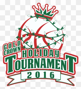 Basketball Clipart Winter - Holiday Basketball Tournament Logo - Png Download