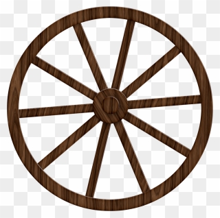 Wild West Clipart Wheel - Roda De Carroça Png Transparent Png