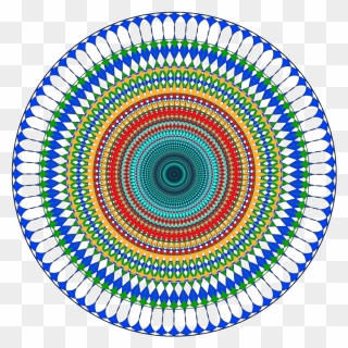 Symmetry,area,circle - Free Cross Stitch Circle Border Pattern Clipart