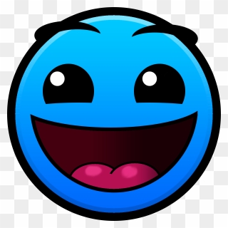 Geometry Dash Wiki - Geometry Dash Easy Face Clipart