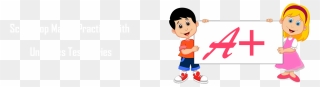 Nice Clipart Tuition Class - Boy And Girl Cartoon - Png Download