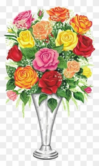 Transparent Flower Vase Clipart - Beautiful Flower Images Download - Png Download