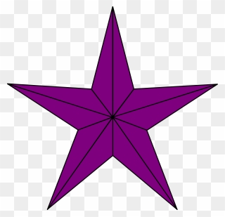Purple Star Clipart Jpg Freeuse Purple Lined Star Clip - Star Png Transparent Png