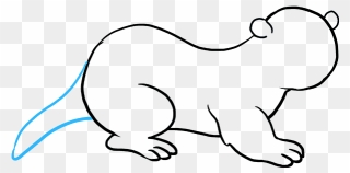 How To Draw Otter - Sea Otter Easy Drawing Clipart