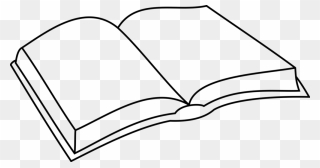 Book - Open Book Simple Drawing Clipart
