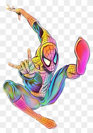 Spider Man Illustration Clipart