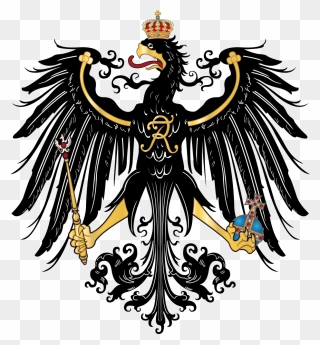 Transparent German Eagle Png - Prussia Coat Of Arms Clipart