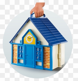 Schoolhouse Clipart Front School - House - Png Download