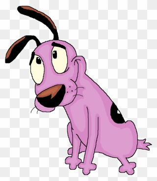 More Like Courage, The Cowardly Dog By Imperial1722 - Pink Dog Cn Cartoon Clipart