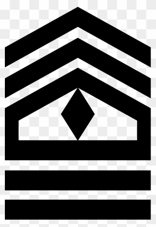 Army Jrotc Cadet First Sergeant - Sergeant Major Rank Jrotc Clipart