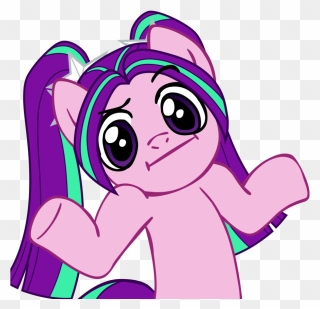 Aria Blaze Pony Shrug By Nano23823 - Pony Shrug Clipart