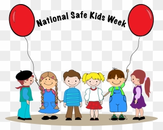 The National Clipart Image Library National Safe Kids - National Safe Kids Week 2018 - Png Download