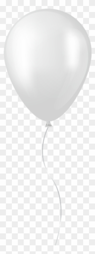 Balão Branco Png Imagens E Molde - Transparent White Balloon Png Clipart