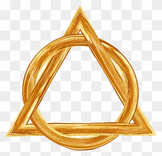 I"m Following Jesus - Triangle Holy Trinity Symbol Clipart