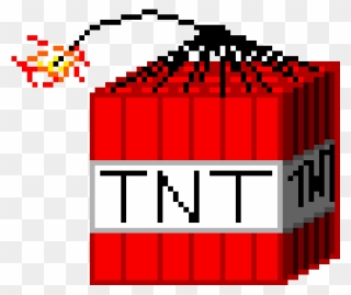 Transparent Tnt Clipart - Tnt Minecraft Clipart - Png Download
