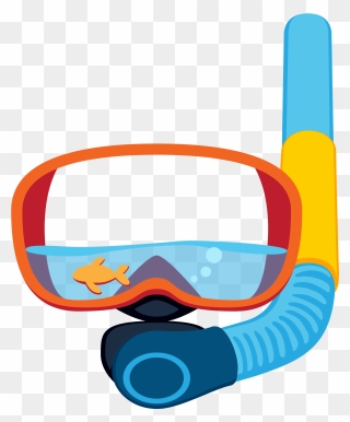 Transparent Mask And Snorkel Png Clipart