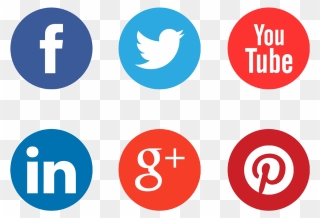 Flat Social Media Icons Png - Social Media Logo Png Hd Clipart