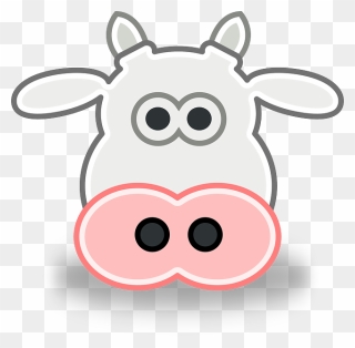 Cow Face Drawings Clipart