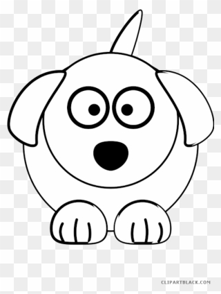 Dog Clipart Free Black And White Clip Royalty Free - Easy Anime Dog Drawing - Png Download