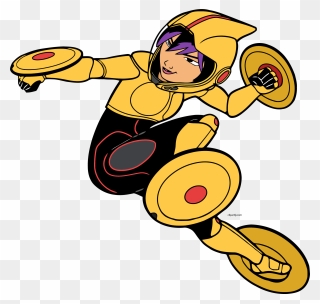Gogo Tomago Fly Png Clipart - Big Hero Six Characters Clipart Transparent Png