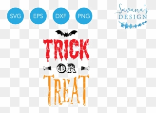 Halloween Trick Or Treat Png Clipart - Poster Transparent Png