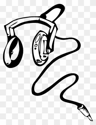 Earphones, Audio, Headphones, Mp3, Music, Listening - Dj Headphones Vector Png Clipart