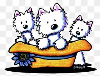 Clipart Scottie Dog Westie - West Highland White Terrier - Png Download